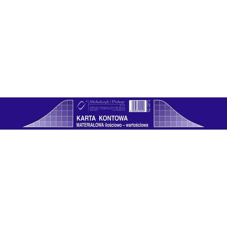 ⁨437-3 KK Karta kontowa A5 (a20) MICHALCZYK I PROKOP⁩ w sklepie Wasserman.eu