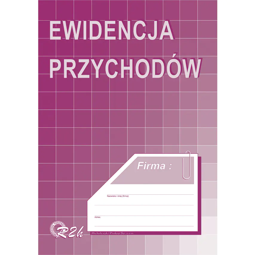 ⁨R02-H Ewidencja przychodów A4 od styczeń 2020 Michalczyk i Prokop⁩ w sklepie Wasserman.eu