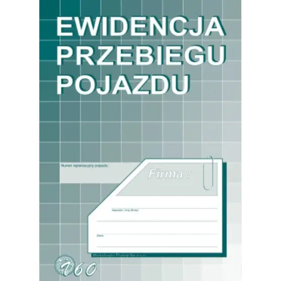 ⁨V-60 Ewidencja przebiegu pojazdu MICHALCZYK&PROKOP⁩ w sklepie Wasserman.eu