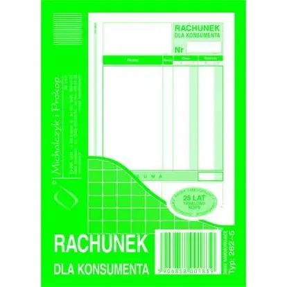 ⁨262-5 A6 80k Rachunek dla konsumenta Michalczyk i Prokop⁩ w sklepie Wasserman.eu