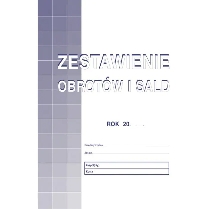 ⁨425-1 Zestaw.obrotów i sald A4 Michalczyk i Prokop⁩ w sklepie Wasserman.eu