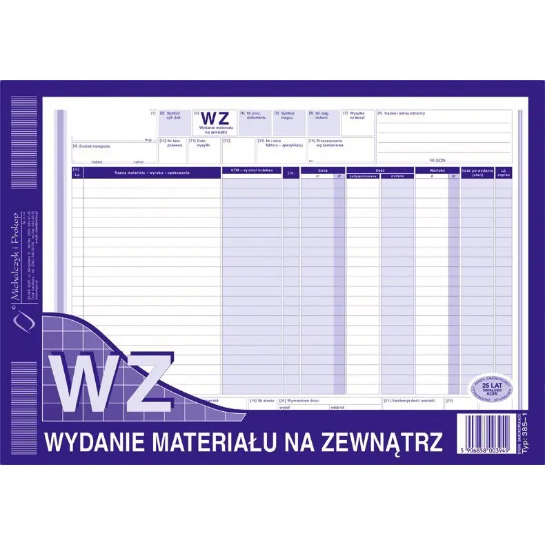 ⁨385-1 WZ Wydanie m.na zewn.A4 MICHALCZYK I PROKOP⁩ w sklepie Wasserman.eu