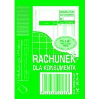⁨264-9 Rachunek MICHALCZYK&PROKOP A7 80 kartek⁩ w sklepie Wasserman.eu