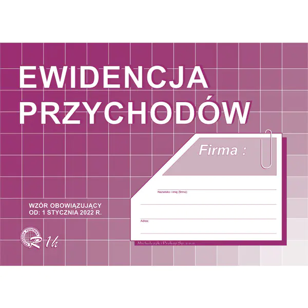 ⁨R1-H Ewidencja przychodów A5, styczeń 2022 Michalczyk i Prokop⁩ w sklepie Wasserman.eu