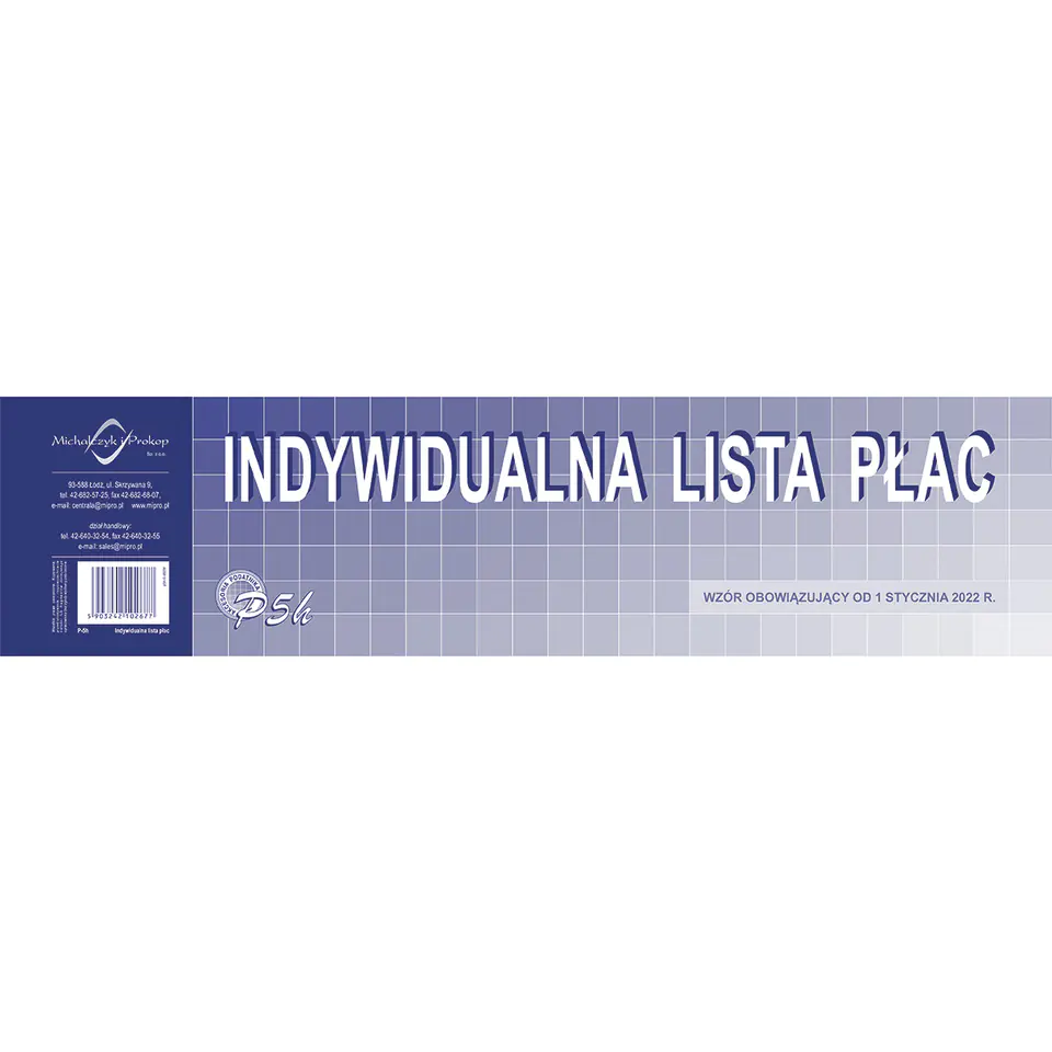 ⁨P05-M Individual payroll 1/3 A3 from July 2022 Michalczyk and Prokop⁩ at Wasserman.eu