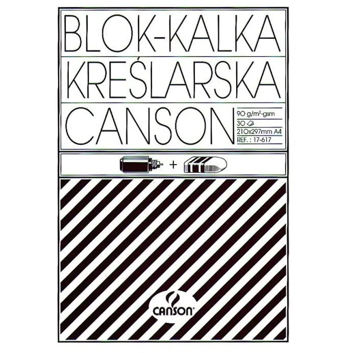 Tracing paper A4 90/95g. 30ark block. 200005322 CANSON at Wasserman.eu