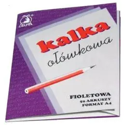 ⁨Pencil paper A4 50 sheets purple DELFIN⁩ at Wasserman.eu