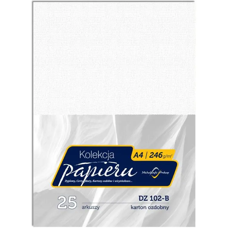 ⁨Karton wizytówkowy A4 246g DZ102-B (25) MICHALCZYK I PROKOP⁩ w sklepie Wasserman.eu