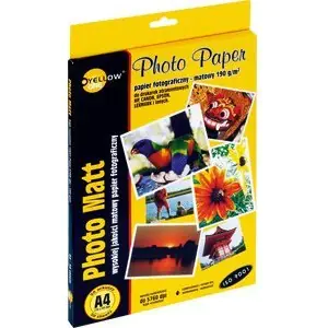 ⁨Papier foto YELLOW ONE A4 190g A50 matowy (4M190) 150-1180⁩ w sklepie Wasserman.eu