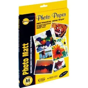 ⁨Papier foto YELLOW ONE A4 140g A50 matowy (4M140) 150-1178⁩ w sklepie Wasserman.eu