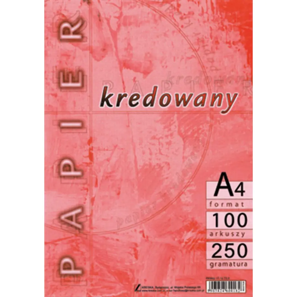 ⁨Papier kredowy A4 250g (100) KRESKA⁩ w sklepie Wasserman.eu