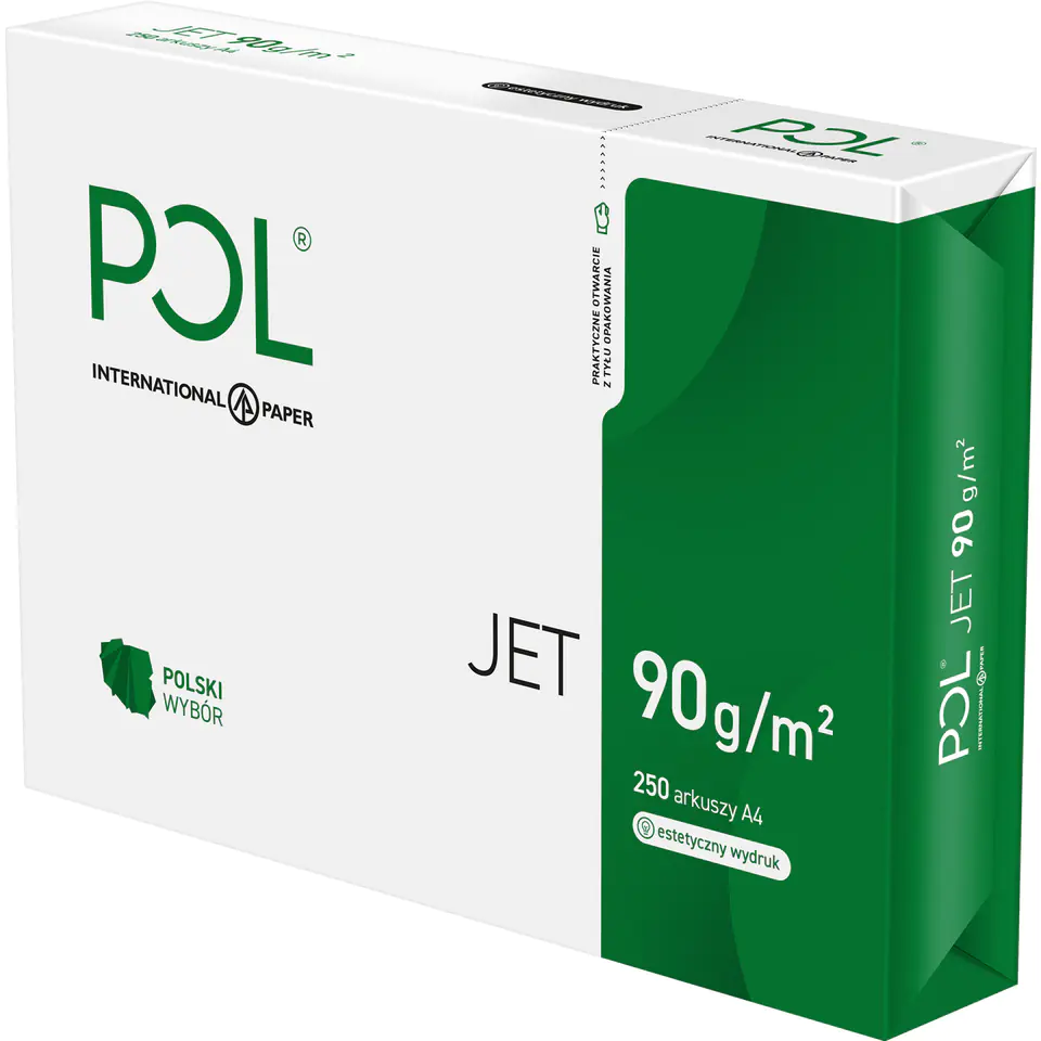 ⁨Photocopying paper POLJET A4 90g 250ark class A⁩ at Wasserman.eu