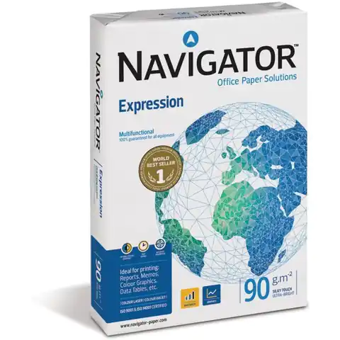 ⁨Navigator Expression printing paper A4 (210x297 mm) 500 sheets White⁩ at Wasserman.eu