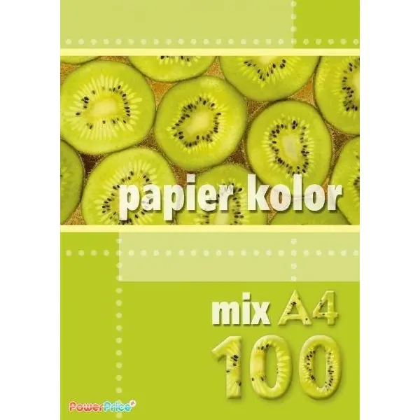 ⁨Papier ksero A4 80g KRESKA 100ark mix⁩ w sklepie Wasserman.eu