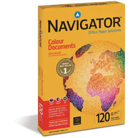 ⁨Photocopying paper NAVIGATOR Colour Documents A4 120g⁩ at Wasserman.eu