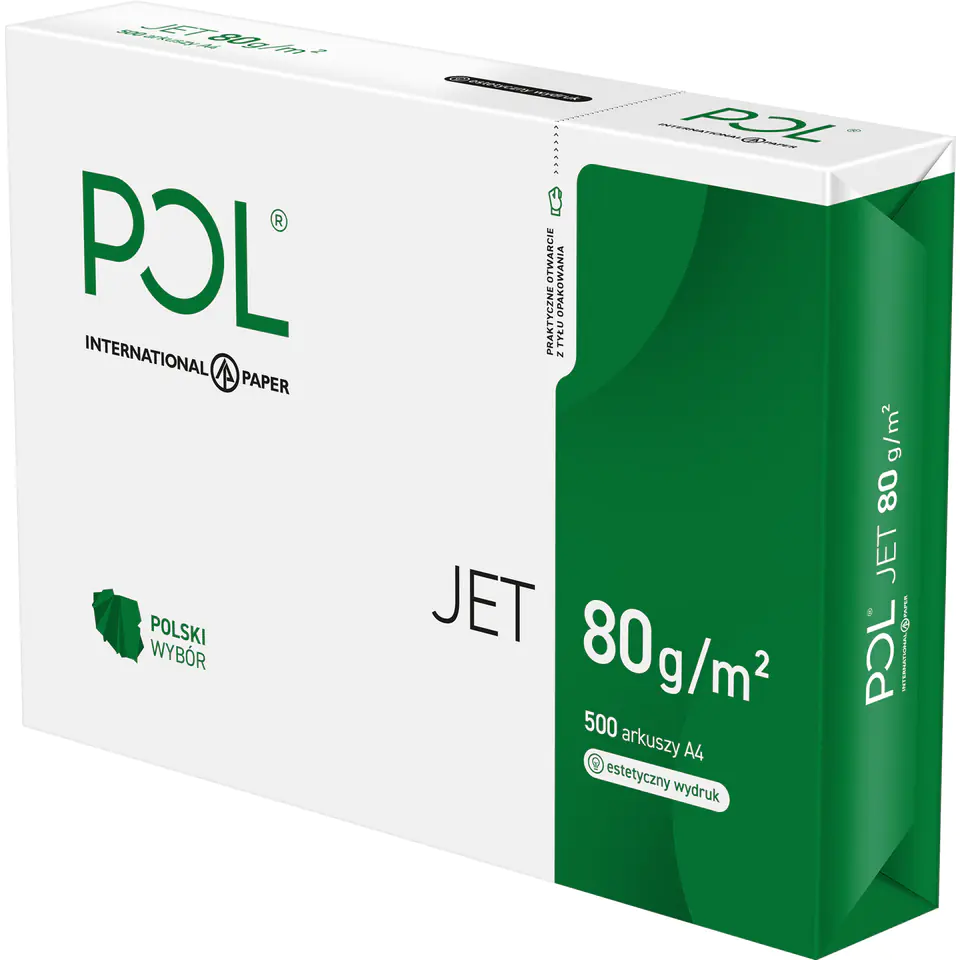 ⁨Photocopying paper POLJET A4 80g class A CIE 166 (5ryz)⁩ at Wasserman.eu