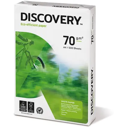 ⁨Papier ksero A4 70g DISCOVERY (500ark) 834217A70⁩ w sklepie Wasserman.eu