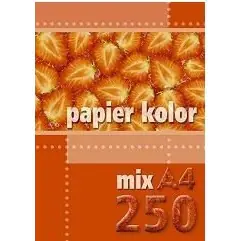 ⁨Papier ksero A4 KRESKA mix 250ark⁩ w sklepie Wasserman.eu