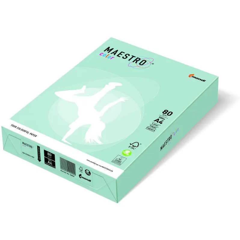 ⁨Photocopying paper A4 80g MAESTRO COLOR BL29 light blue pastel pastel⁩ at Wasserman.eu