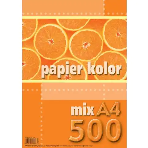 ⁨Papier ksero A4 80g KRESKA 500ark mix⁩ w sklepie Wasserman.eu