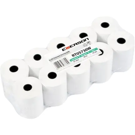 Thermal Rollers 57x10m (10) EMERSON rt05710wkbpaf BPA FREE without bisphenol at Wasserman.eu