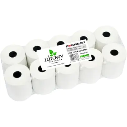 ⁨Thermal rollers 28x25m 10pcs. EMERSON rt02825wff healthy receipt⁩ at Wasserman.eu