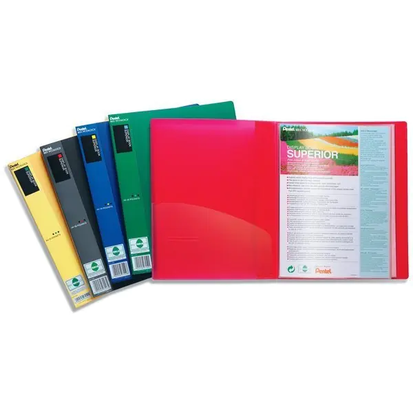 ⁨Album ofertowy A4 20kieszeni czerwony DCF142B SUPERIOR PENTEL⁩ w sklepie Wasserman.eu