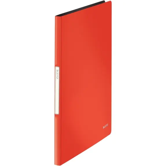 ⁨LEITZ SOLID 20pockets offer album bright red 45641020⁩ at Wasserman.eu