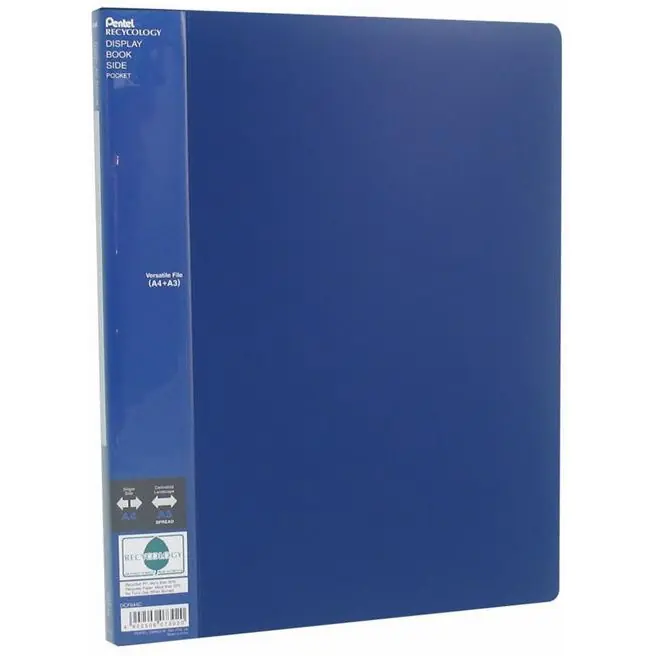 ⁨Album ofert.A4/A3 40kieszeni niebieski DCF644C SIDE PENTEL⁩ w sklepie Wasserman.eu