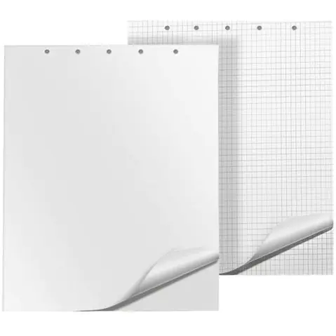 ⁨Flipchart block 100x65 20 sheets grille INTERDRUK⁩ at Wasserman.eu