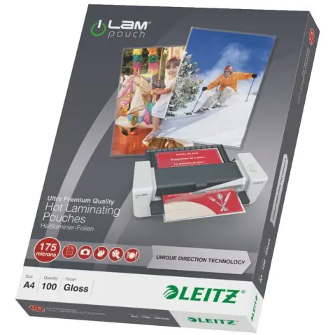 ⁨Lamination film LEITZ iLAM UDT A4 175 mic. 74830000⁩ at Wasserman.eu