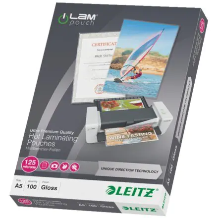 ⁨Lamination film LEITZ iLAM UDT A5 125 mic. 74930000⁩ at Wasserman.eu