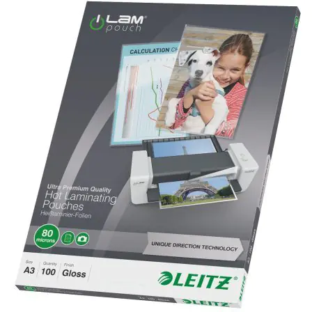 ⁨Lamination film LEITZ iLAM UDT A3 80 mic. 74850000⁩ at Wasserman.eu