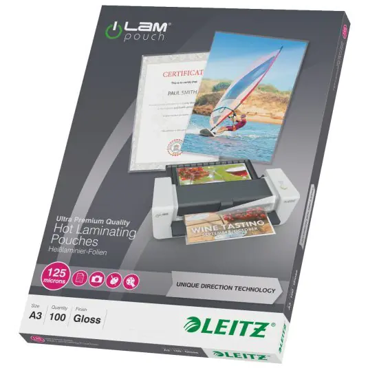 ⁨Lamination film LEITZ iLAM UDT A3 125 mic. 74880000⁩ at Wasserman.eu