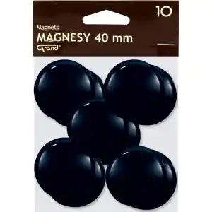 ⁨Magnets 40mm black (10pcs) 130-1700 GRAND⁩ at Wasserman.eu
