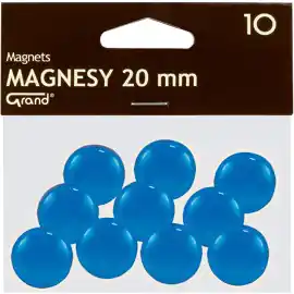 ⁨Magnesy 20mm GRAND niebieskie (10szt.) 130-1690 GRAND⁩ w sklepie Wasserman.eu