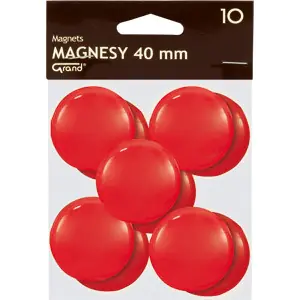 ⁨Magnets 40mm red (10pcs) 130-1701 GRAND⁩ at Wasserman.eu
