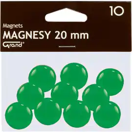 ⁨Magnesy 20mm zielone (10szt.) 130-1692 GRAND⁩ w sklepie Wasserman.eu