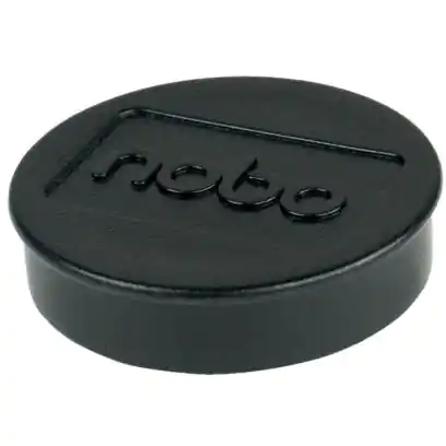 ⁨Board magnets 38 mm (2,5 kg), black (10 pcs) 1915312 NOBO⁩ at Wasserman.eu
