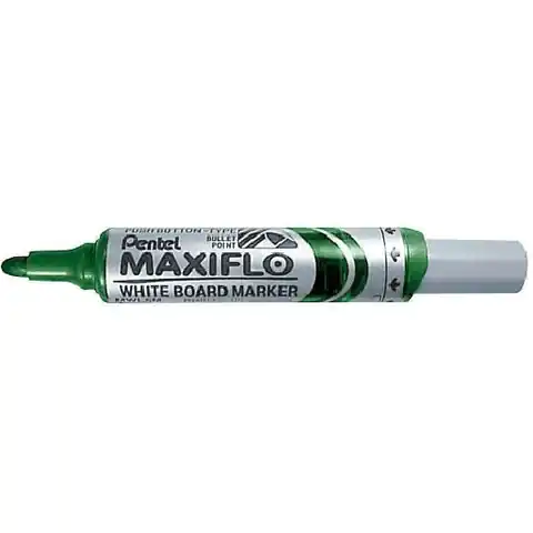 ⁨Marker suchościeralny MWL5MD zielony PENTEL MAXIFLO(z tłoczkiem)⁩ w sklepie Wasserman.eu