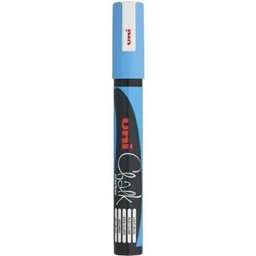 ⁨Chalk marker UNI PWE-5M blue 1.8mm-2.5mm UNPWE5M/DJNI⁩ at Wasserman.eu