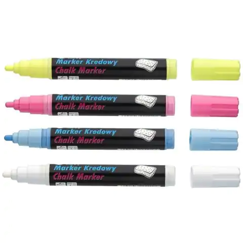 ⁨Markers chalk tip 4.5mm white TO-292 02 TOMA⁩ at Wasserman.eu