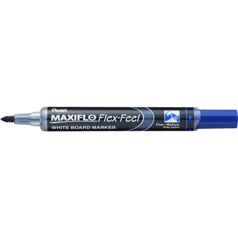 ⁨Marker dry. MAXIFLO Flex-Feel blue MWL5SBF-C PENTEL⁩ at Wasserman.eu