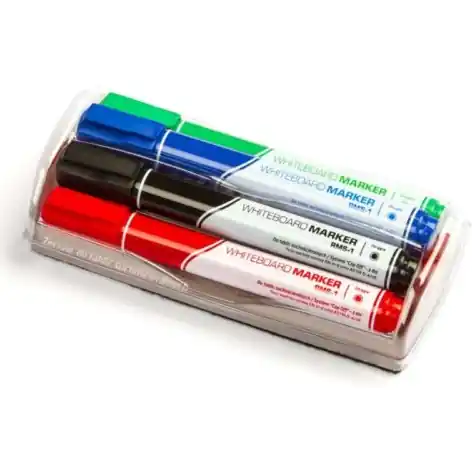 ⁨Dry-erase marker RMS-1/ABCD 4pcs.with sponge 456-220⁩ at Wasserman.eu