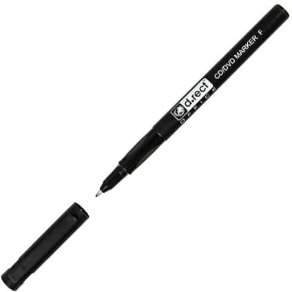 ⁨Marker D.RECT CD 0.7 F czarny 102075 LEVIATAN⁩ w sklepie Wasserman.eu