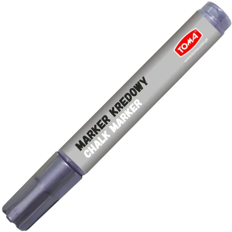 ⁨Markery kredowe końcówka 15x8mm-srebrny TOMA⁩ w sklepie Wasserman.eu