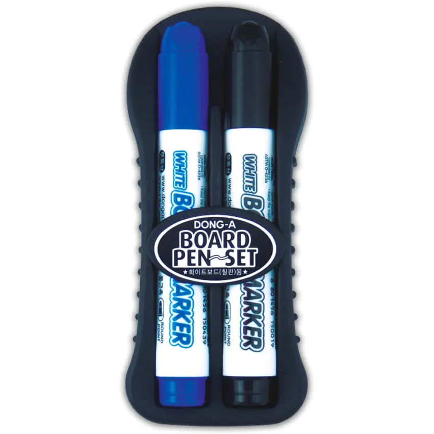 ⁨Marker dry.2pcs with sponge black + blue 5972⁩ at Wasserman.eu