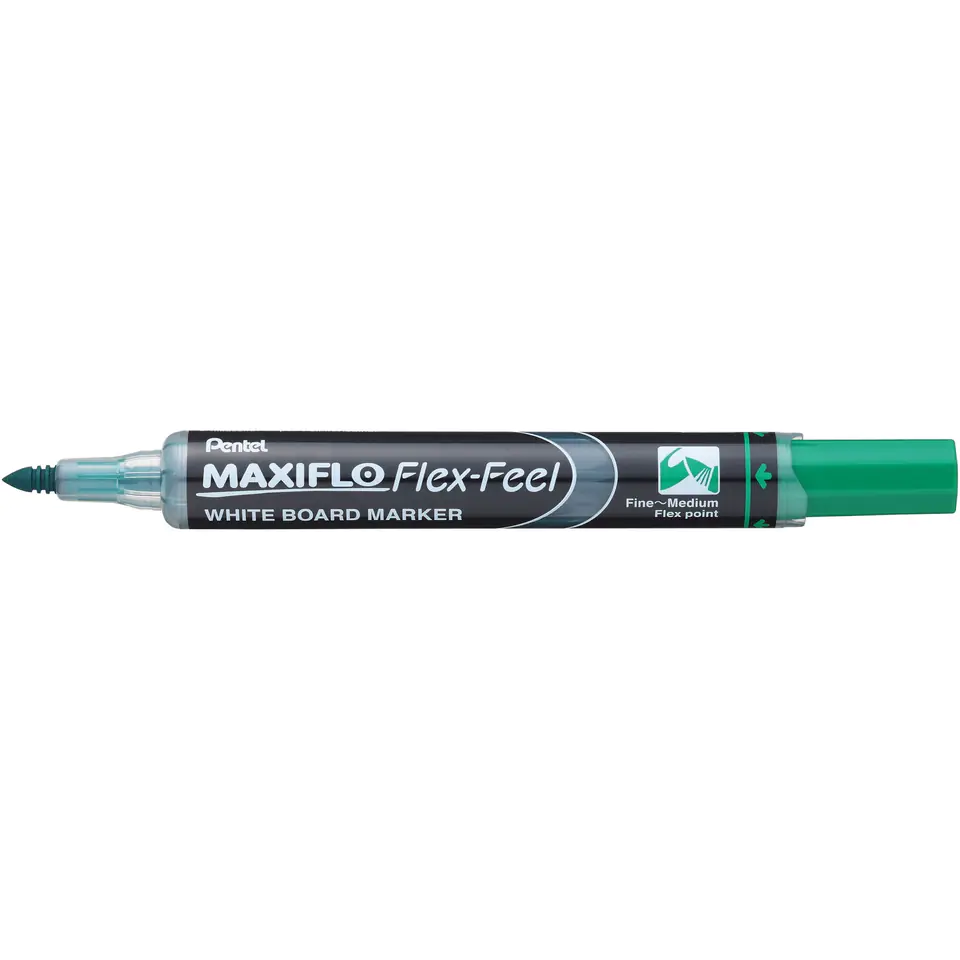 ⁨Marker dry. MAXIFLO Flex-Feel green MWL5SBF-D PENTEL⁩ at Wasserman.eu