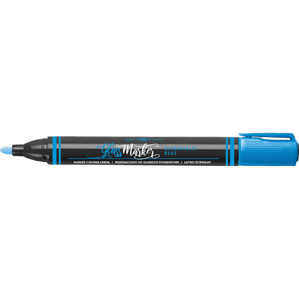 ⁨Chalk marker for glass RMG-1/C blue UV GLASS MARKER 463-002 RYSTOR⁩ at Wasserman.eu