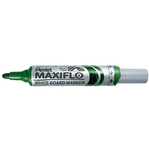 ⁨Dry-erase marker MWL5S-D green PENTEL MAXIFLO(with piston)⁩ at Wasserman.eu